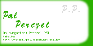 pal perczel business card